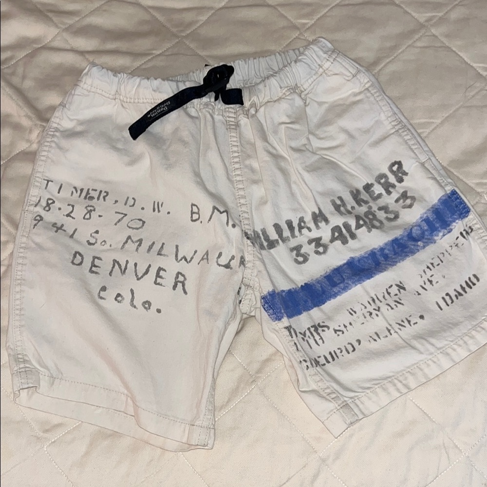 Denim Dungaree Boys Cotton Shorts - Size 12-14